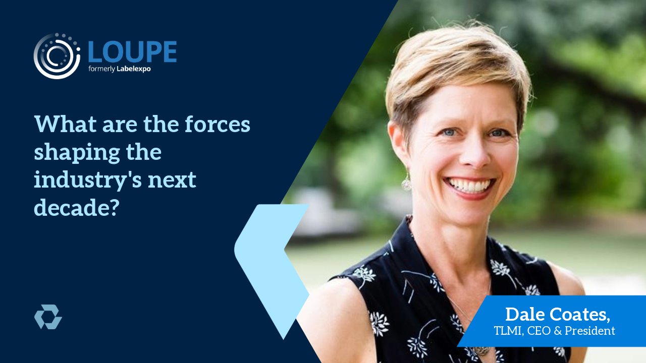 Image of Dale Coates in front of text "What are the forces shaping the industry's next decade"